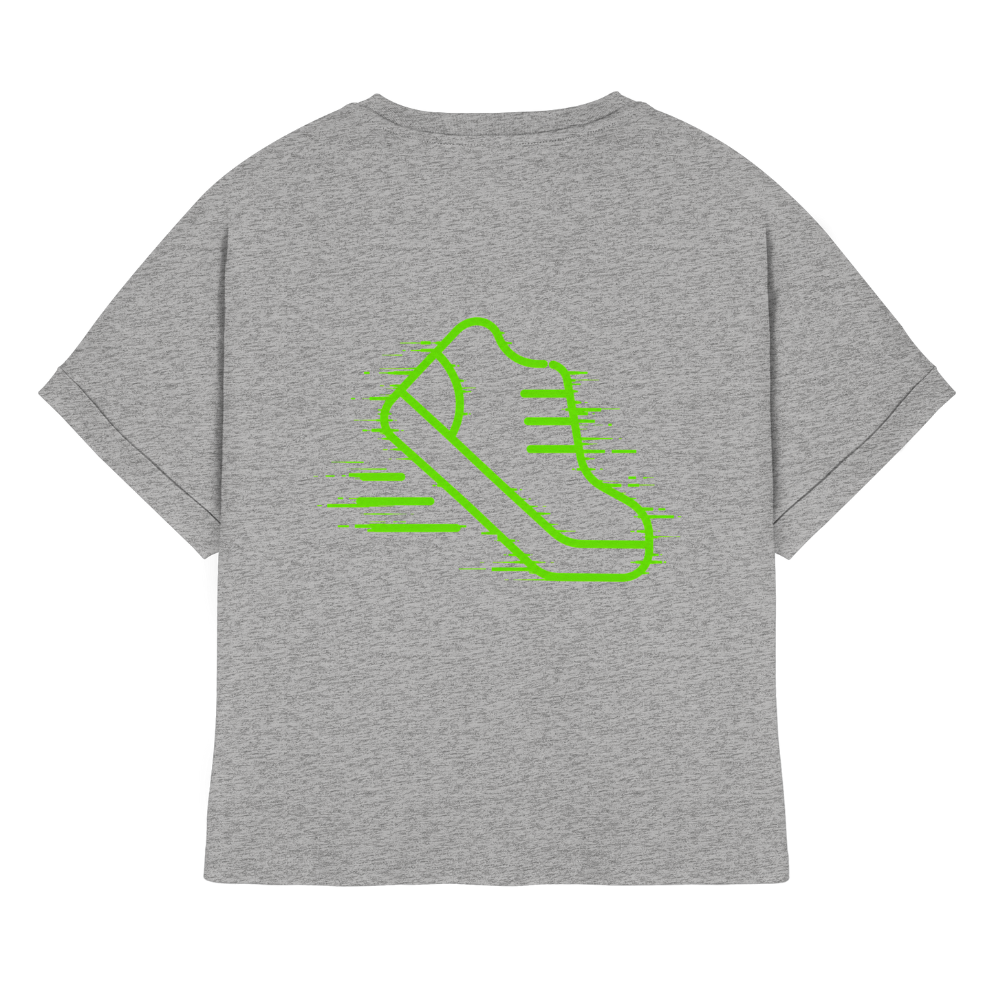 Run-G - Womens Organic Rolled Sleeves T-Shirt