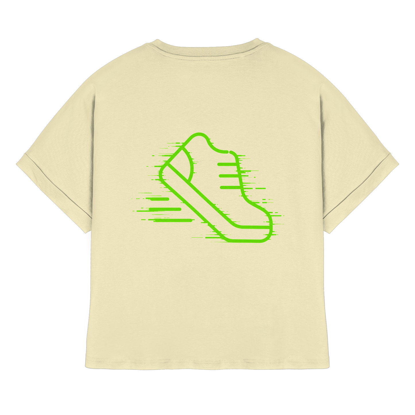 Run-G - Womens Organic Rolled Sleeves T-Shirt
