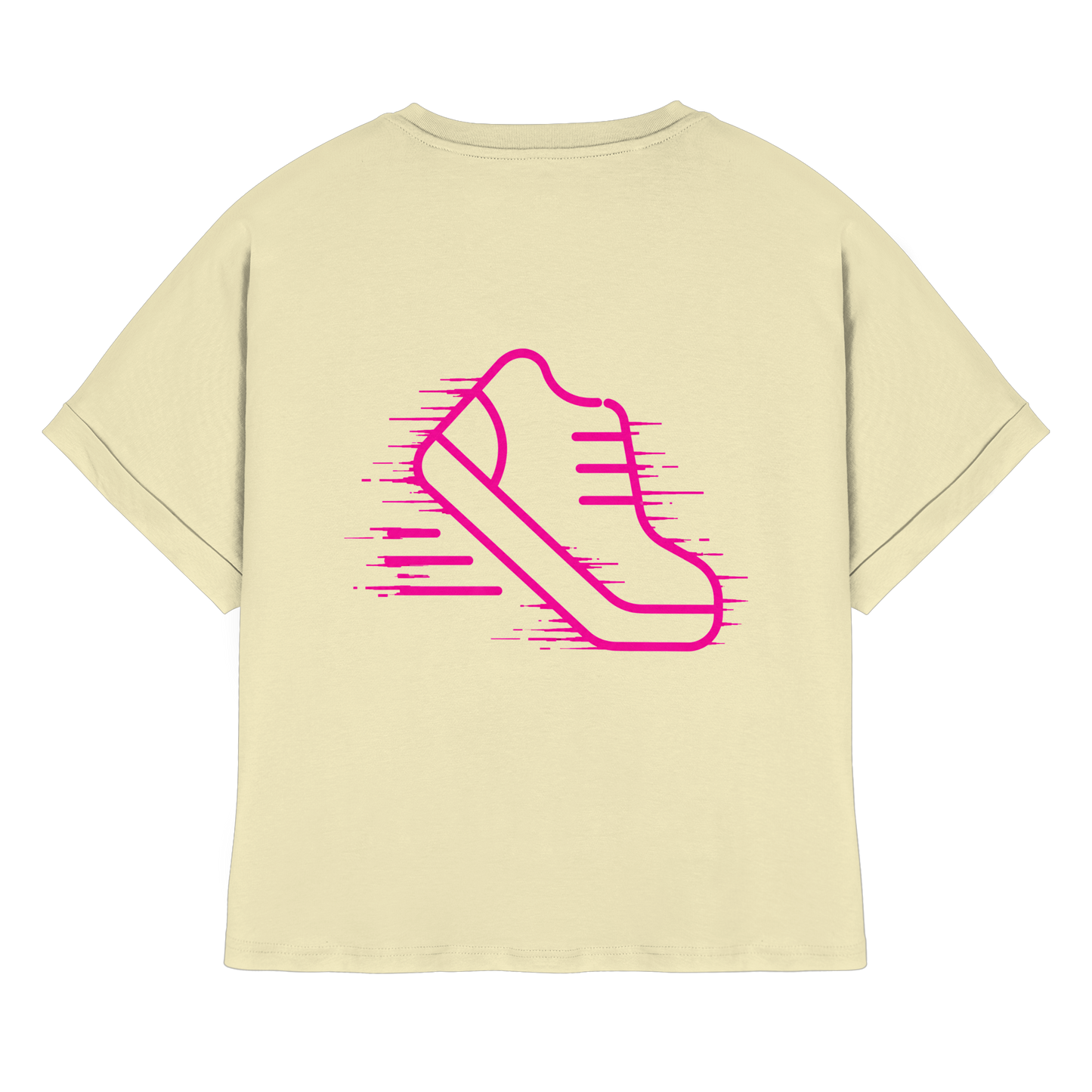 Run-M - Womens Organic Rolled Sleeves T-Shirt