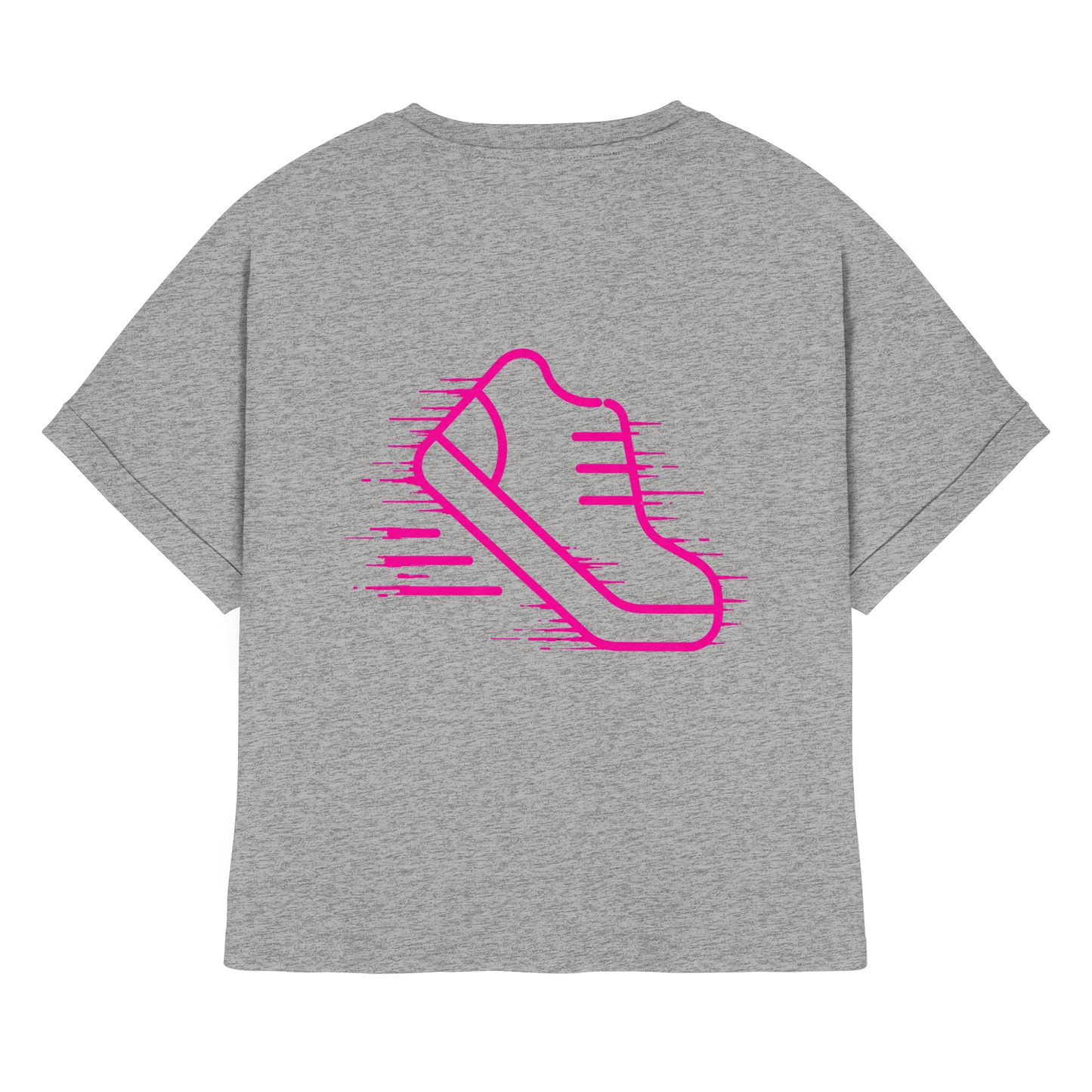Run-M - Womens Organic Rolled Sleeves T-Shirt