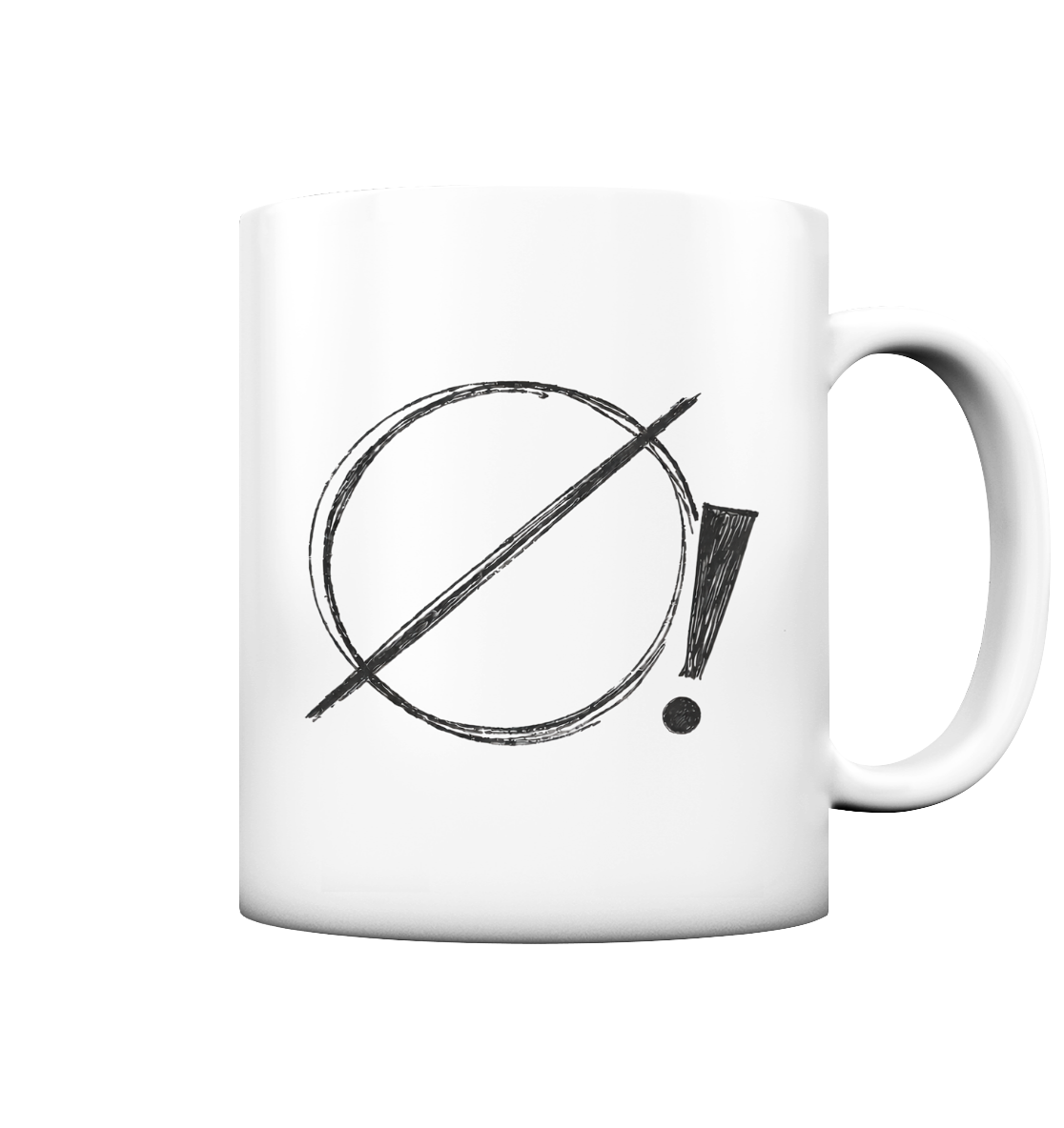 Schluss - Tasse matt