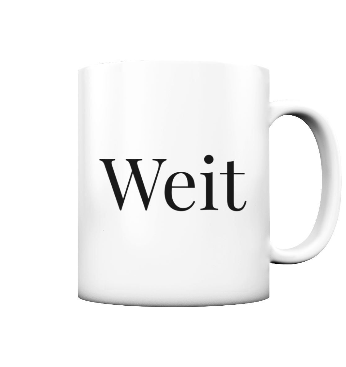 Weit - Tasse matt