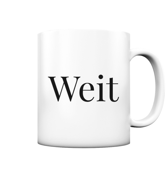 Weit - Tasse matt