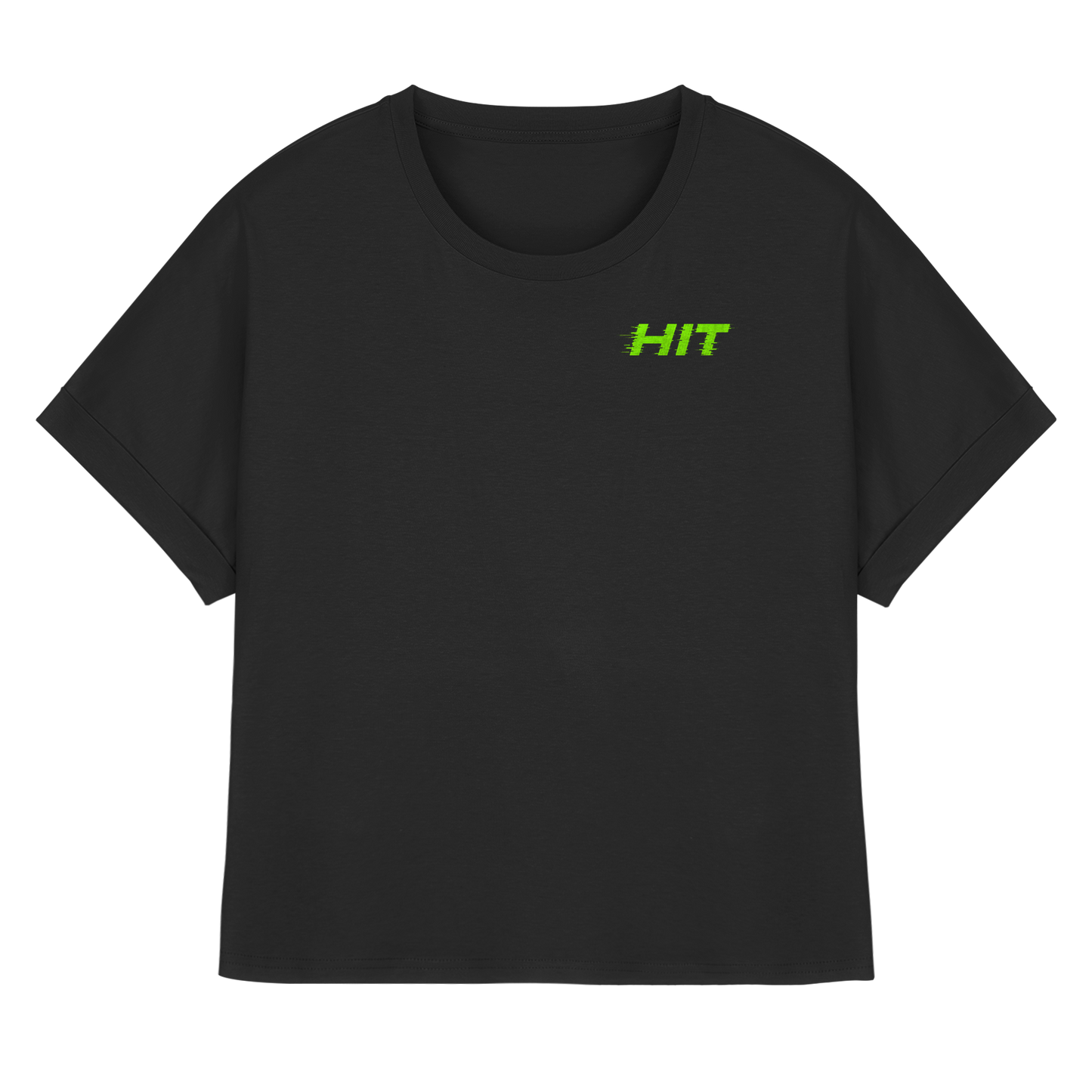 Hit-G - Womens Organic Rolled Sleeves T-Shirt
