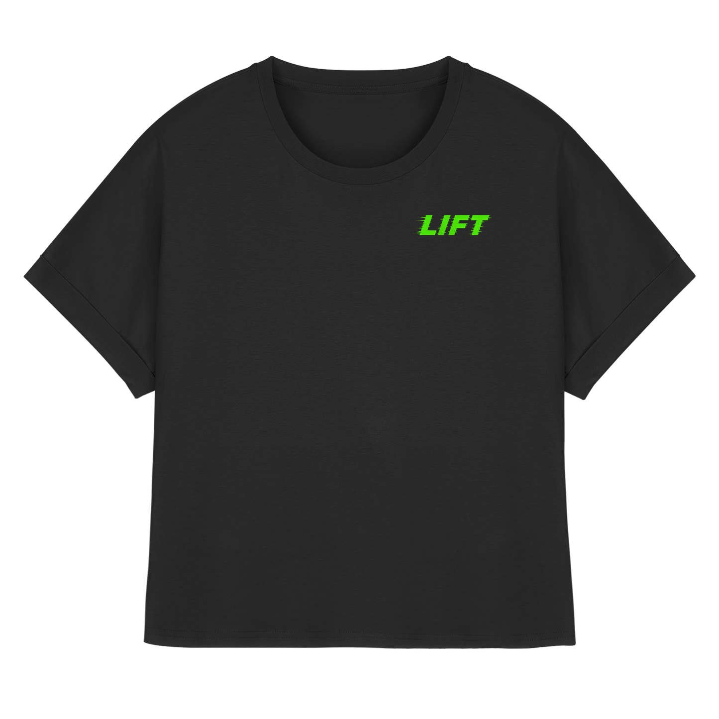 Lift-G - Womens Organic Rolled Sleeves T-Shirt