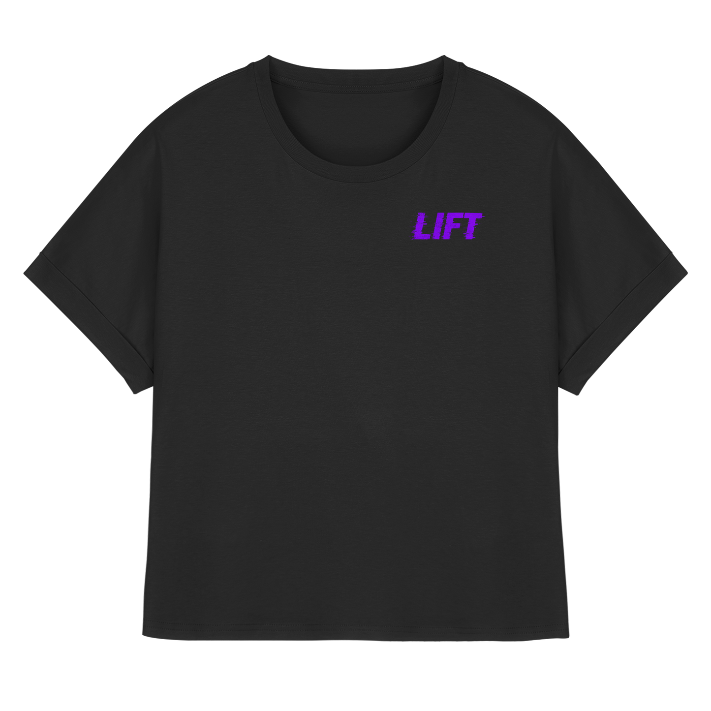 Lift - Womens Organic Rolled Sleeves T-Shirt
