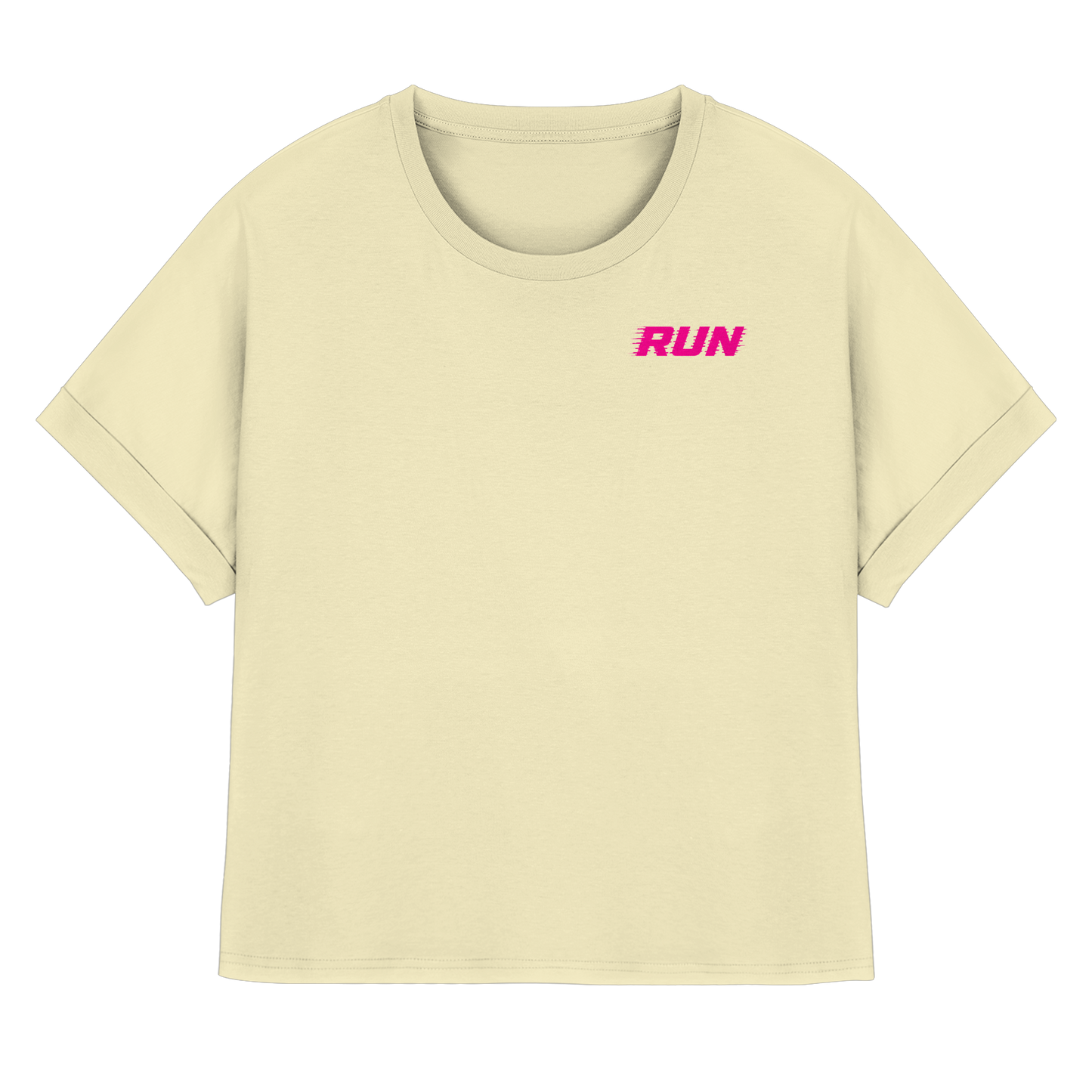Run-M - Womens Organic Rolled Sleeves T-Shirt