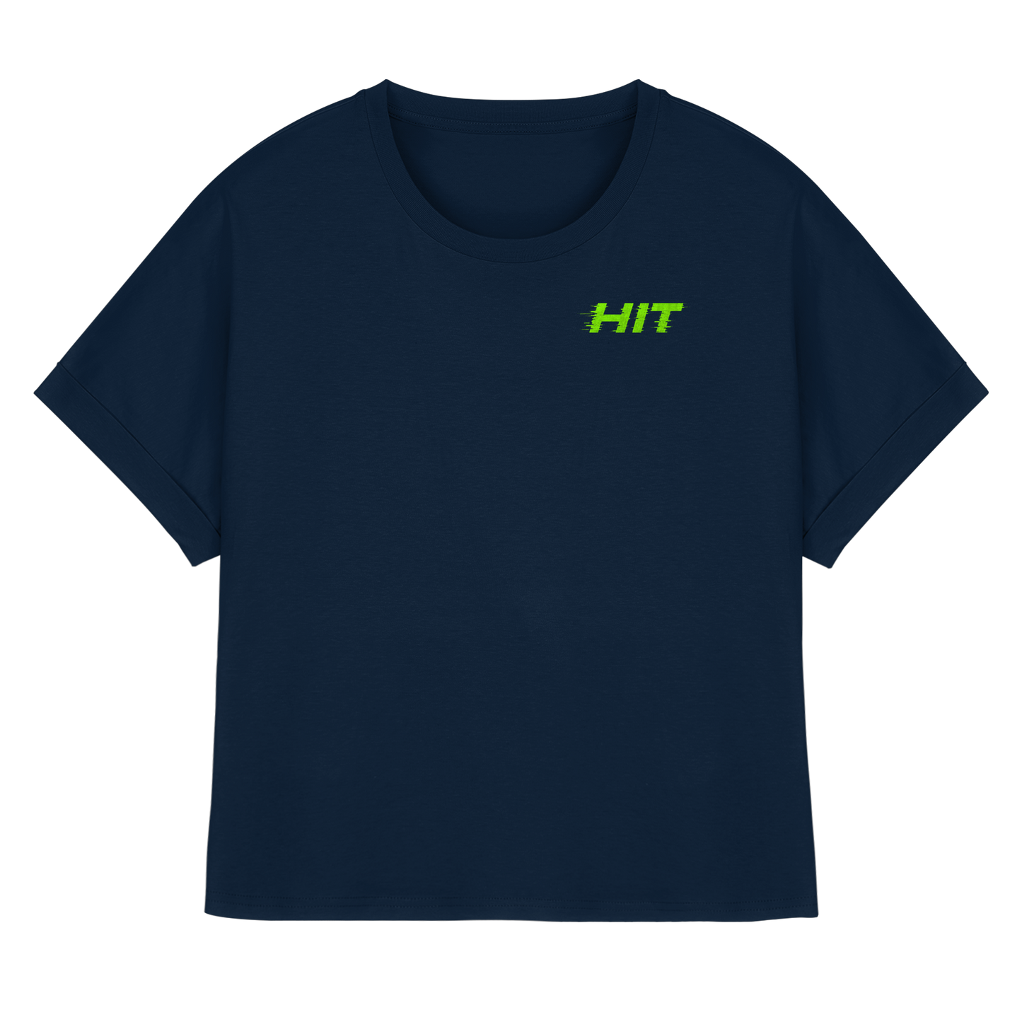 Hit-G - Womens Organic Rolled Sleeves T-Shirt