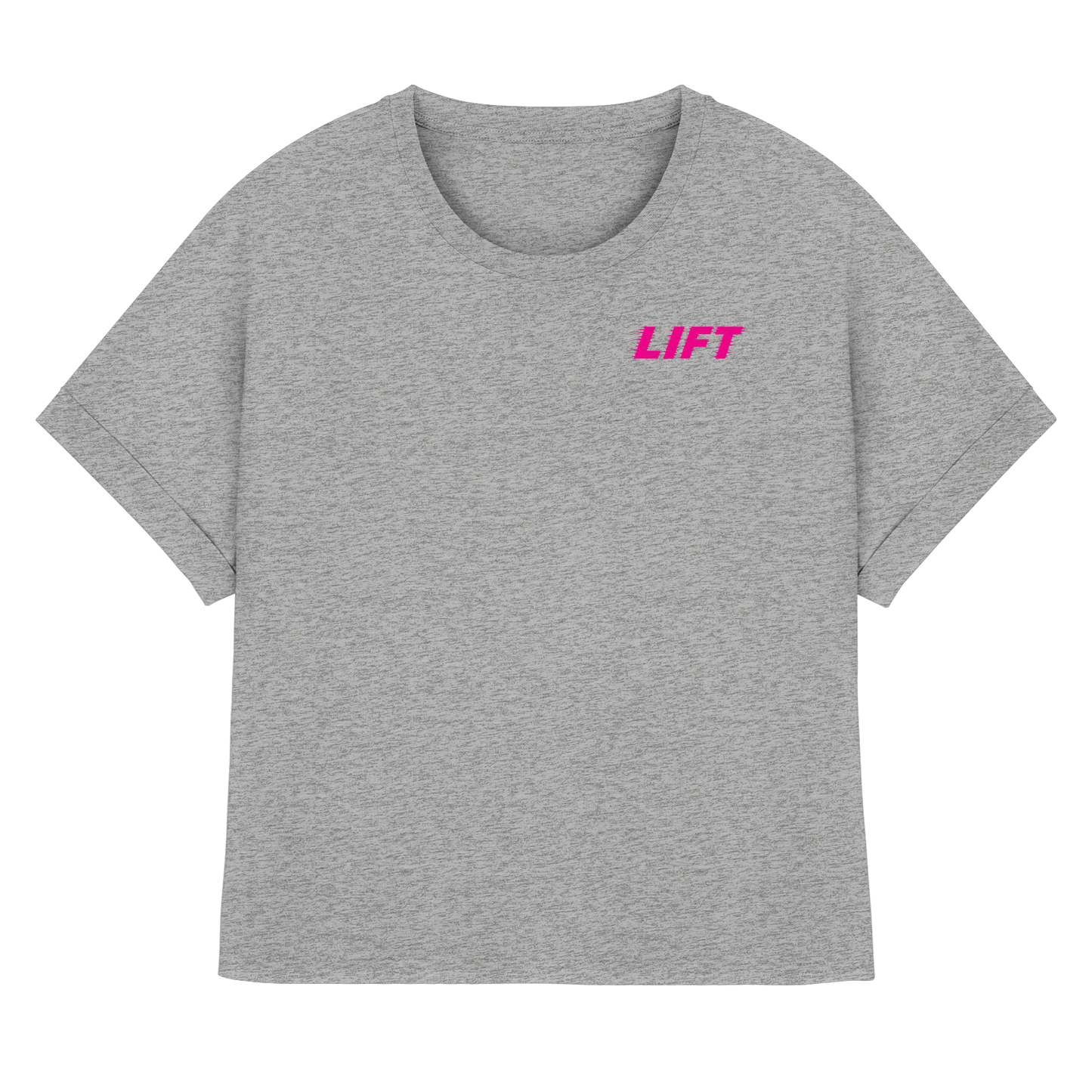 Lift-M - Womens Organic Rolled Sleeves T-Shirt