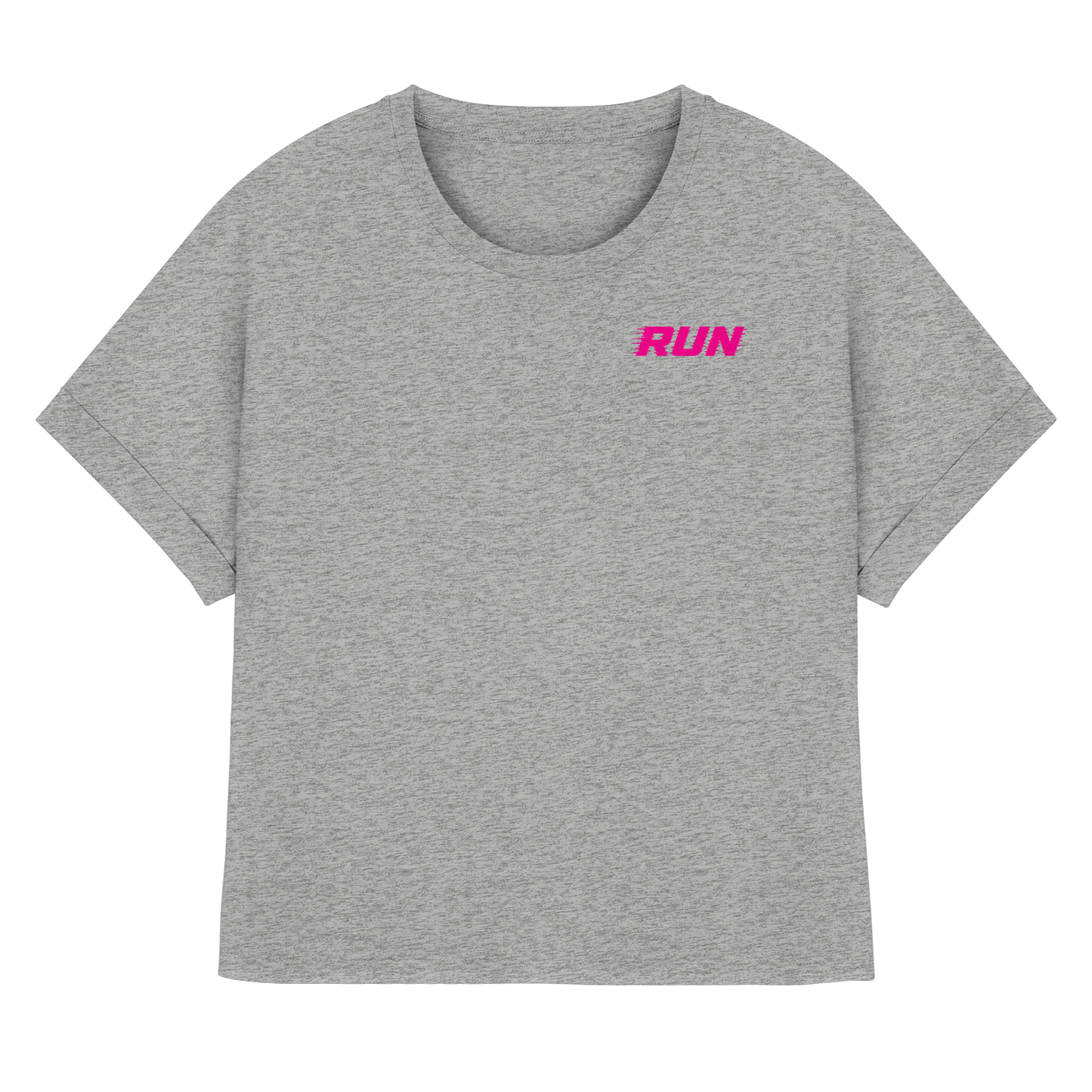 Run-M - Womens Organic Rolled Sleeves T-Shirt