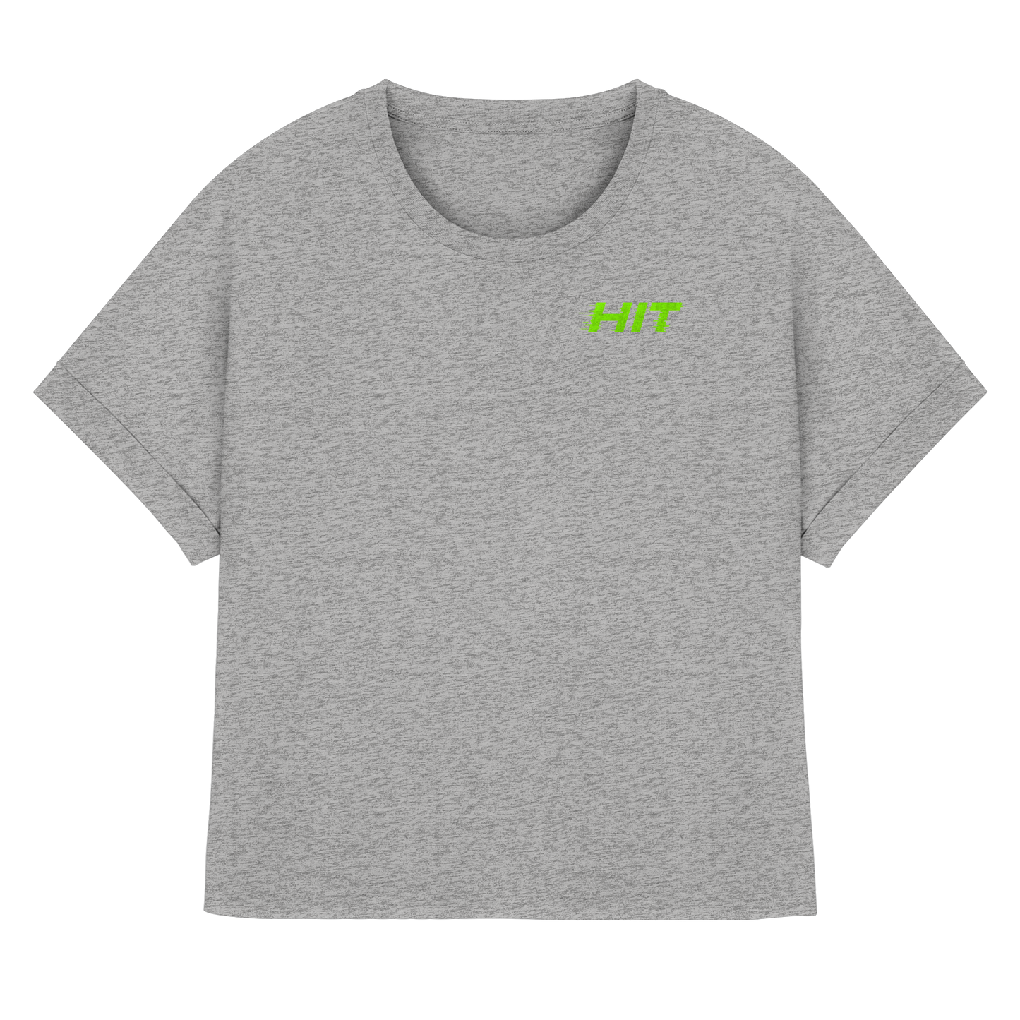 Hit-G - Womens Organic Rolled Sleeves T-Shirt