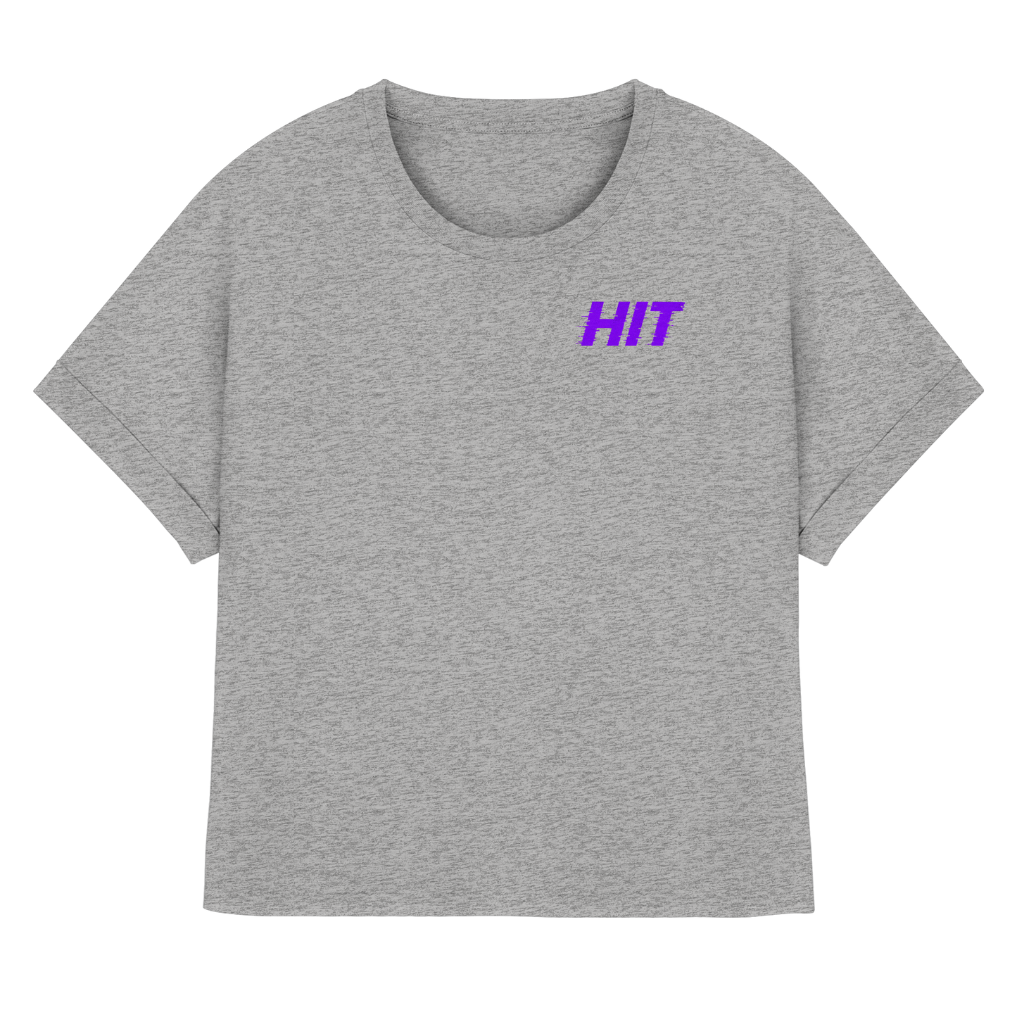 Hit-L Kopie - Womens Organic Rolled Sleeves T-Shirt