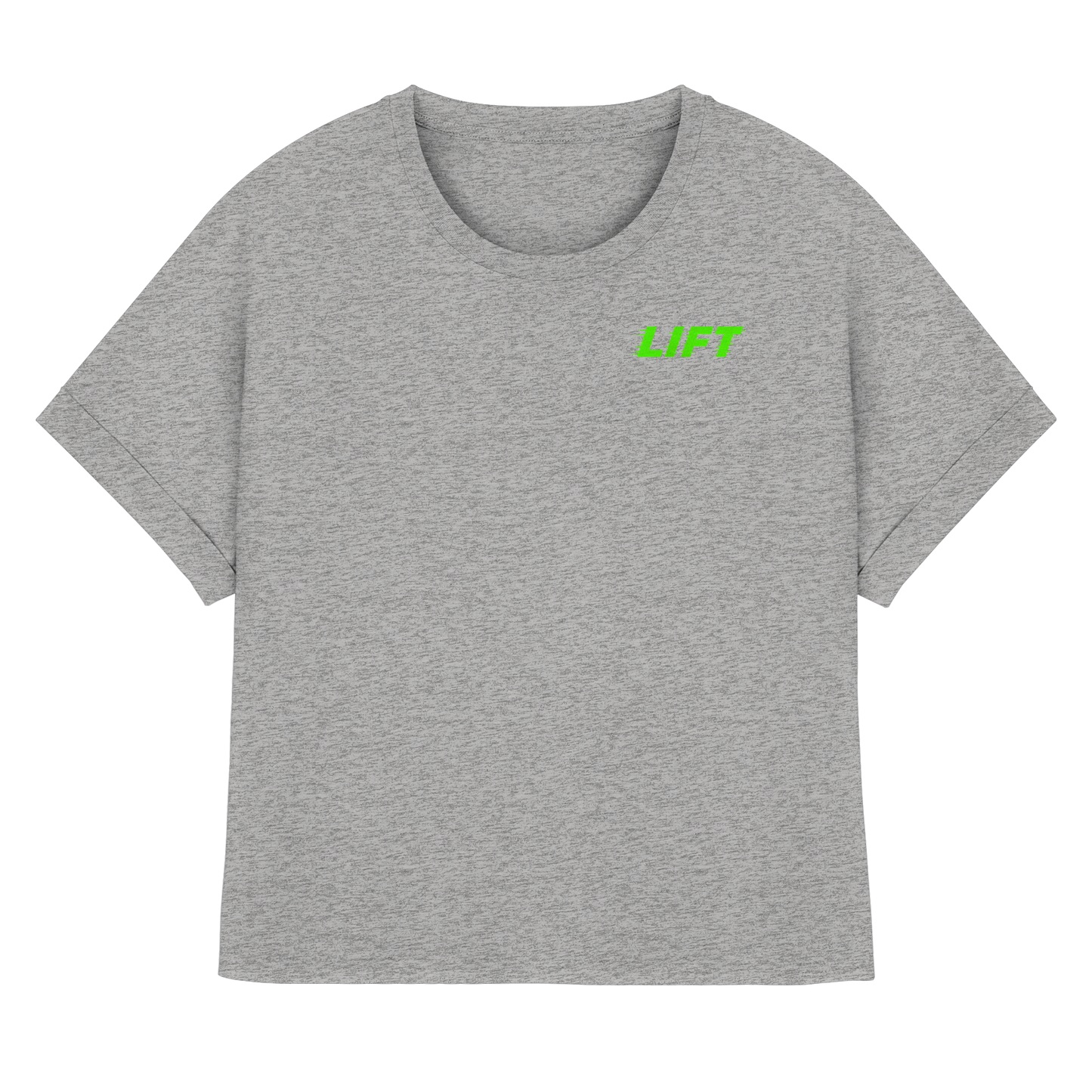 Lift-G - Womens Organic Rolled Sleeves T-Shirt